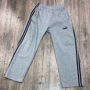 PUMA Men's sweat Pants Gray Size:M with no draw string